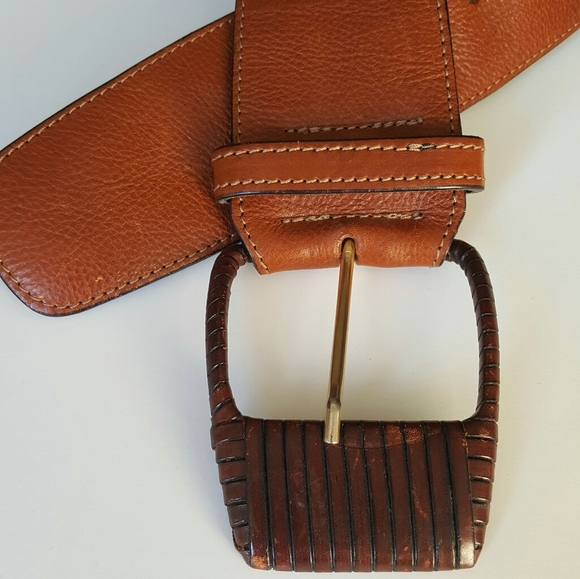Axcess Leather Belt made in Italy - Picture 2 of 12